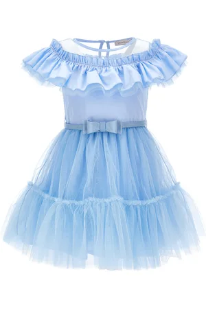 MONNALISA Vestido de tul con volante
