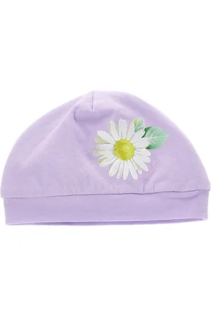 MONNALISA Gorro de algodón con flor grande