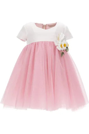 MONNALISA Vestido de tul con purpurina