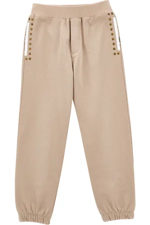 MONNALISA Joggers de felpa de algodón