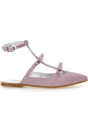 MONNALISA Zapatos slingback con purpurina fina