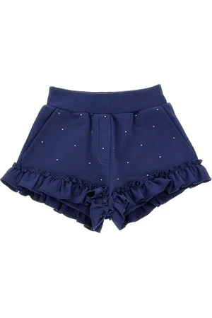 MONNALISA Shorts de felpa con tachuelas