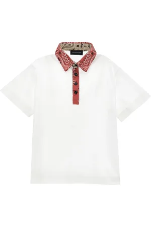 MONNALISA Camiseta de piqué y cachemira