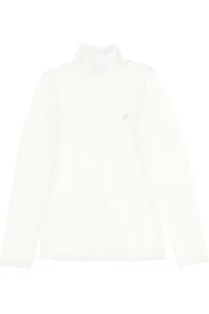 MONNALISA Jersey de cuello alto de viscosa