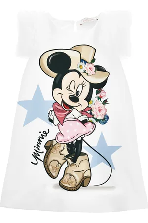 MONNALISA Vestido de crepé de Minnie