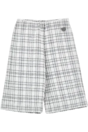 MONNALISA Pantalón palazzo de pata de gallo