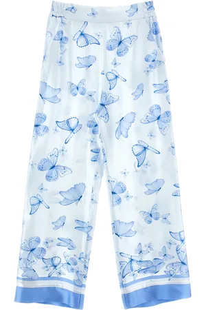 MONNALISA Pantalones rasetto mariposa