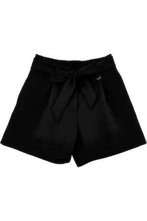 MONNALISA Bermudas de lana fresca con botón joya