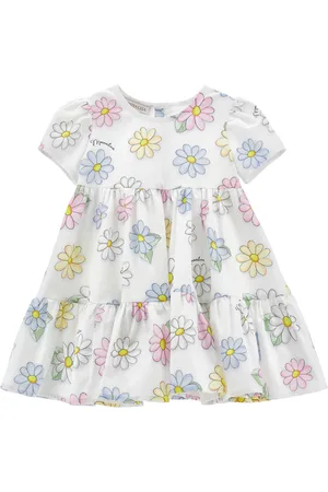 MONNALISA Vestido popelina margaritas