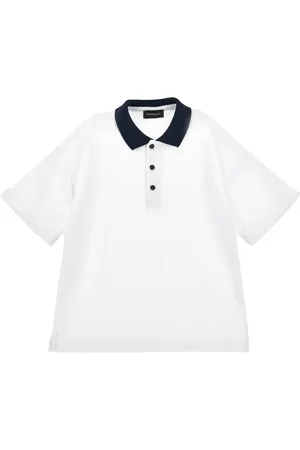 MONNALISA Polo de piqué bicolor