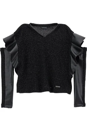 MONNALISA Blusa de lúrex con manguitos