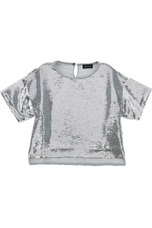 MONNALISA Blusa con lentejuelas
