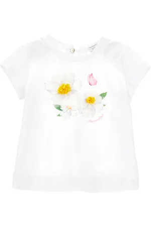 MONNALISA Camiseta con estampado floral