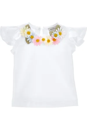 MONNALISA Camiseta de punto con margaritas