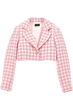 MONNALISA Chaqueta corta de pata de gallo