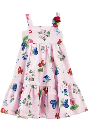 MONNALISA Vestido popelina fiesta verano