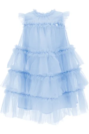 MONNALISA Vestido de tul con volantes