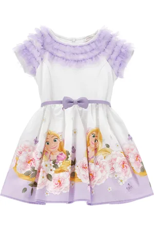 MONNALISA Vestido de popelina y tul de Rapunzel