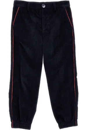MONNALISA Pantalón de terciopelo bicolor