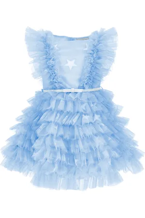 MONNALISA Vestido de tul con volantes