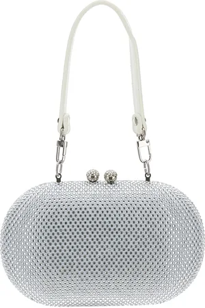 MONNALISA Bolso de mano ovalado con pedrería