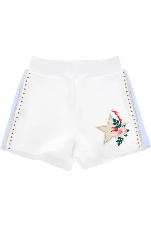 MONNALISA Shorts de felpa con tachuelas