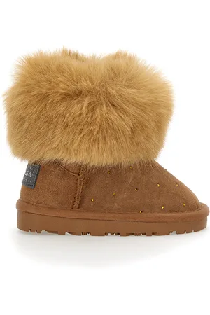 MONNALISA Botas de serraje con pedrería