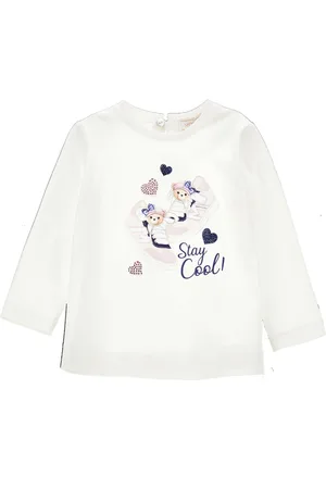 MONNALISA Camiseta con estampado de zapatillas