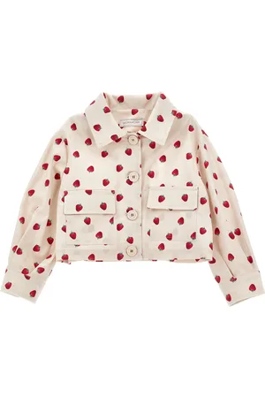MONNALISA Chaqueta de gabardina fresas