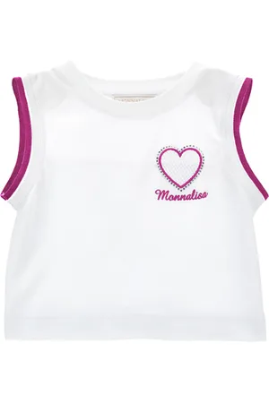 MONNALISA Camiseta sin mangas piquet estilo tenis