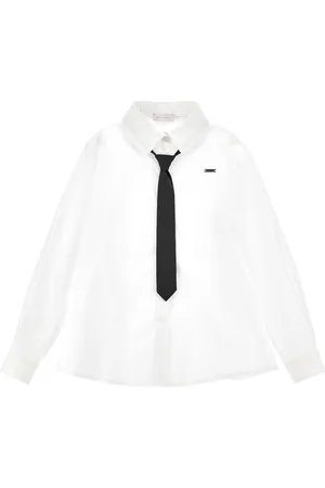 MONNALISA Camisa de popelina con corbata