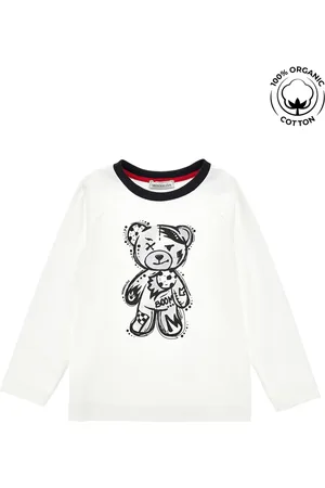 MONNALISA Camiseta de algodón orgánico con osito