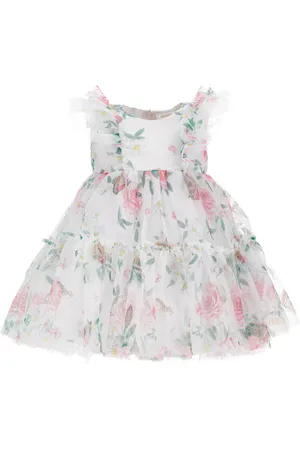 MONNALISA Vestido de tul floral