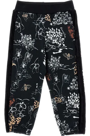 MONNALISA Jogger de felpa con bandas laterales