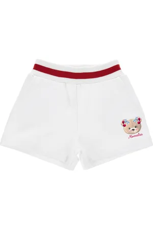 MONNALISA Pantalón corto de felpa de algodón con osito