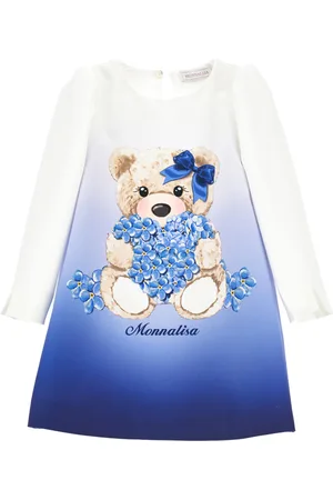 MONNALISA Vestido de crepé con maxiosita
