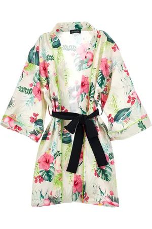 MONNALISA Chaqueta tipo kimono con estampado de selva