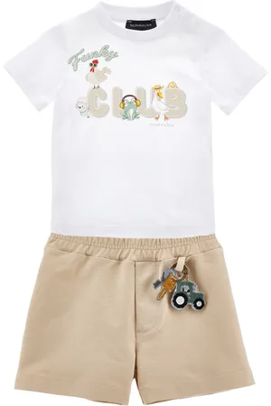 MONNALISA Conjunto camiseta con bermudas
