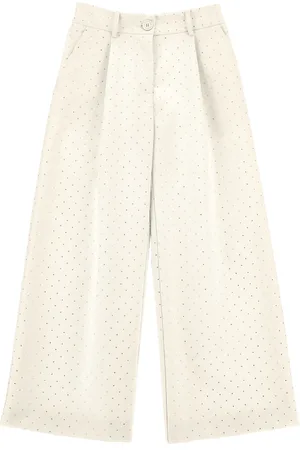 MONNALISA Pantalón de viscosa con pedrería