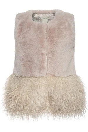 MONNALISA Chaleco peluche con mongolia