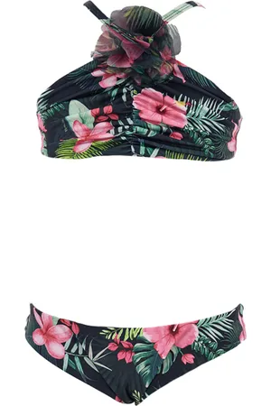 MONNALISA Bikini elástico con estampado de selva