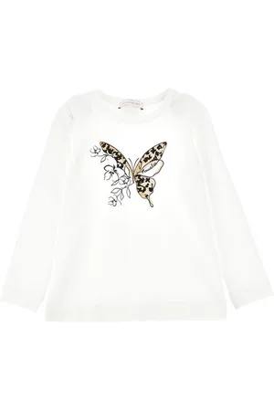 MONNALISA Camiseta de punto con maximariposa