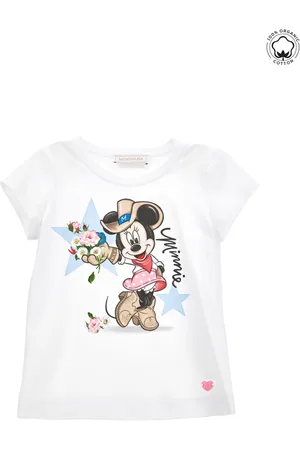 MONNALISA Camiseta de algodón orgánico de Minnie