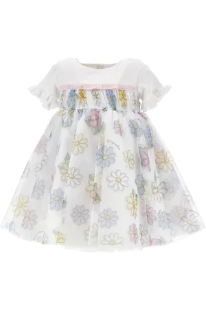 MONNALISA Vestido de tul margaritas