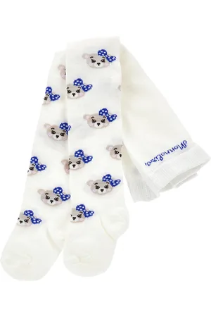 MONNALISA Medias cálidas de algodón de jacquard