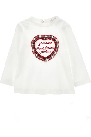 MONNALISA Camiseta Mon Amour de tartán