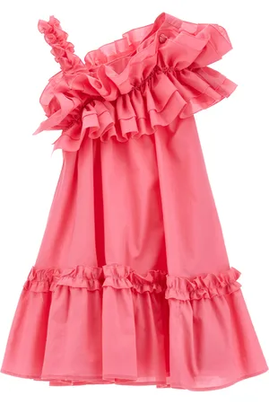 MONNALISA Vestido de muselina asimétrico