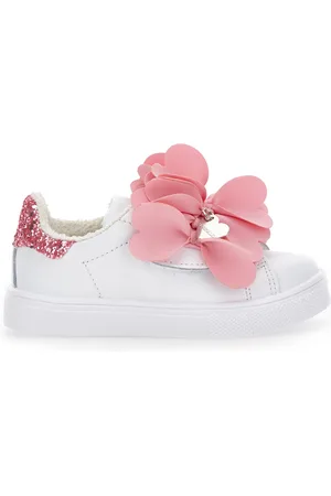 MONNALISA Zapatillas con pétalos de tela