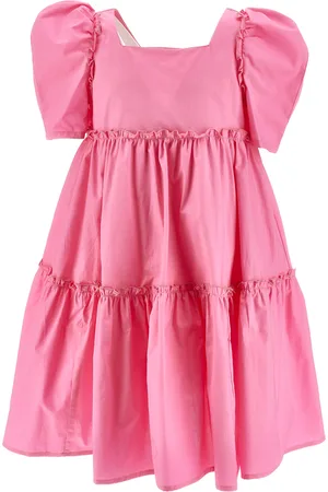 MONNALISA Vestido en popelina acampanado