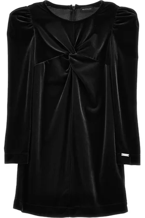 MONNALISA Vestido de chenilla de corte imperio